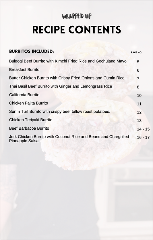 Wrapped Up Burrito Recipes
