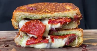 Picture for Loaded Caprese Grilled Cheese
