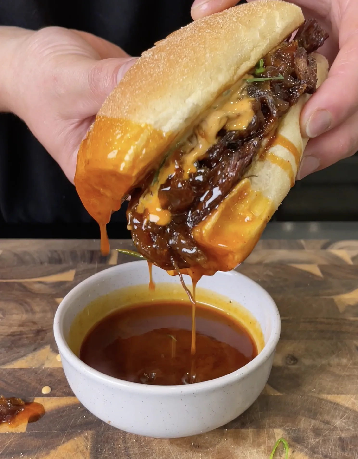 Picture for Korean Inspired Short Rib Sandwich with Kimchi Jam